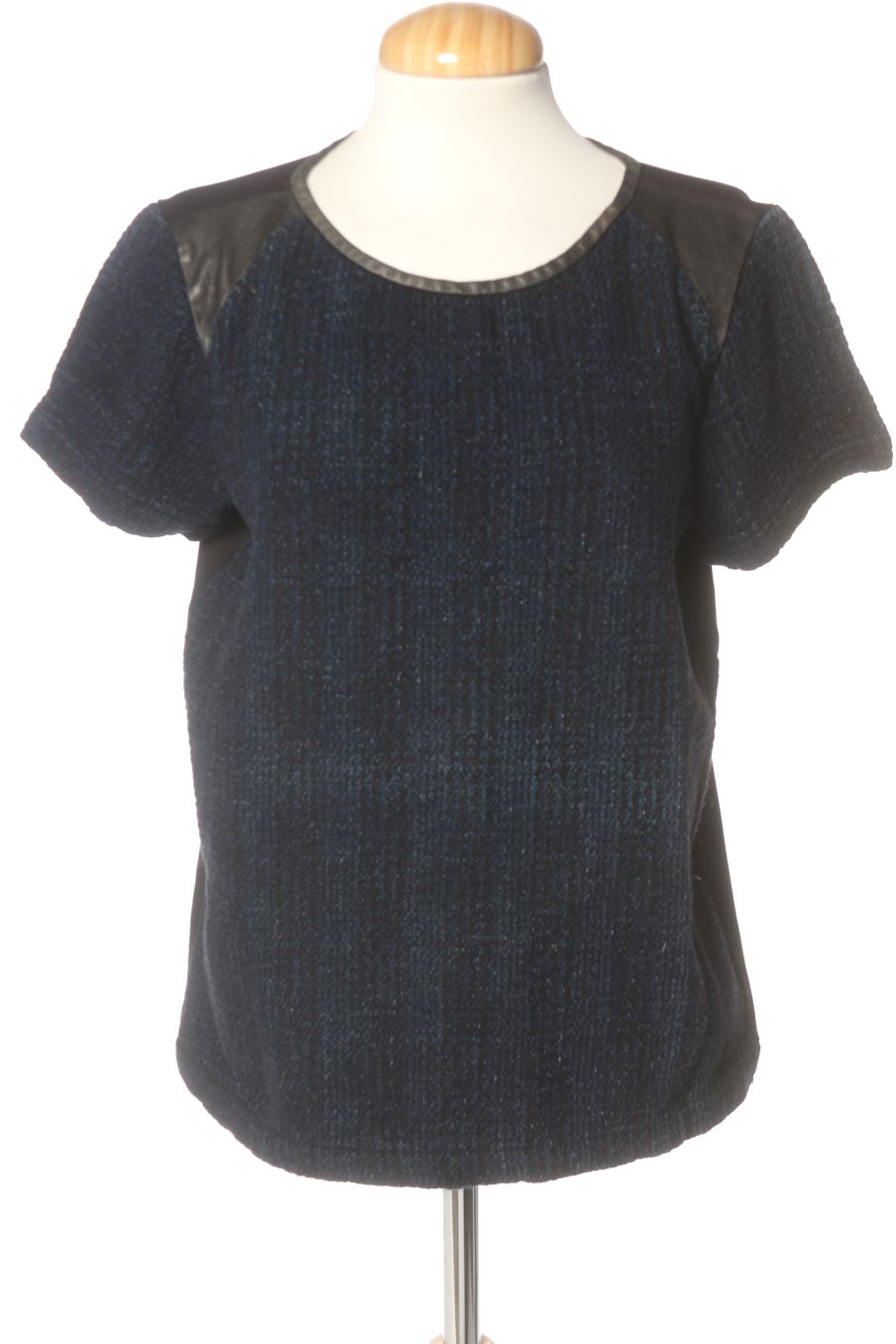 Blusa de manga larga de Uterqüe de la talla XL, de color azul