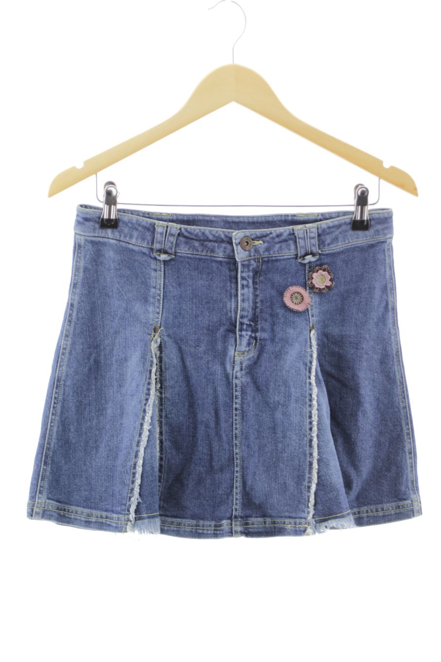 Jupe BTS Brotes de la taille 16 ans de denim de seconde main