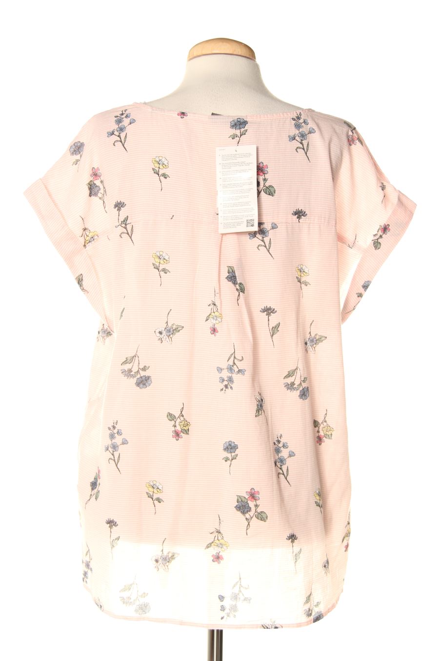 Blusa de manga corta de Yessica (C&A) de la talla 44, de color rayas