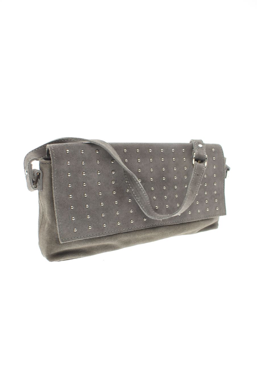 Caroll Sac Cuir Gris Femme Sac Cabas Gris Caroll