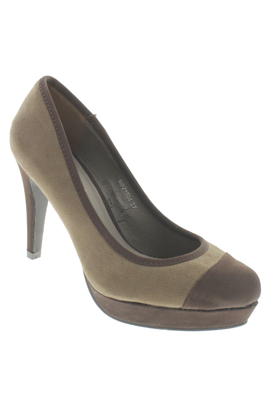 Zapatos de tacon de Mary Paz de la talla 37, de color marrón de