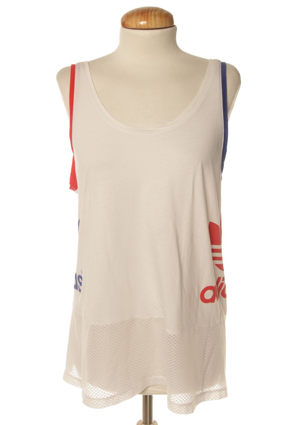 Top sport Adidas de la taille 40, de couleur blanc