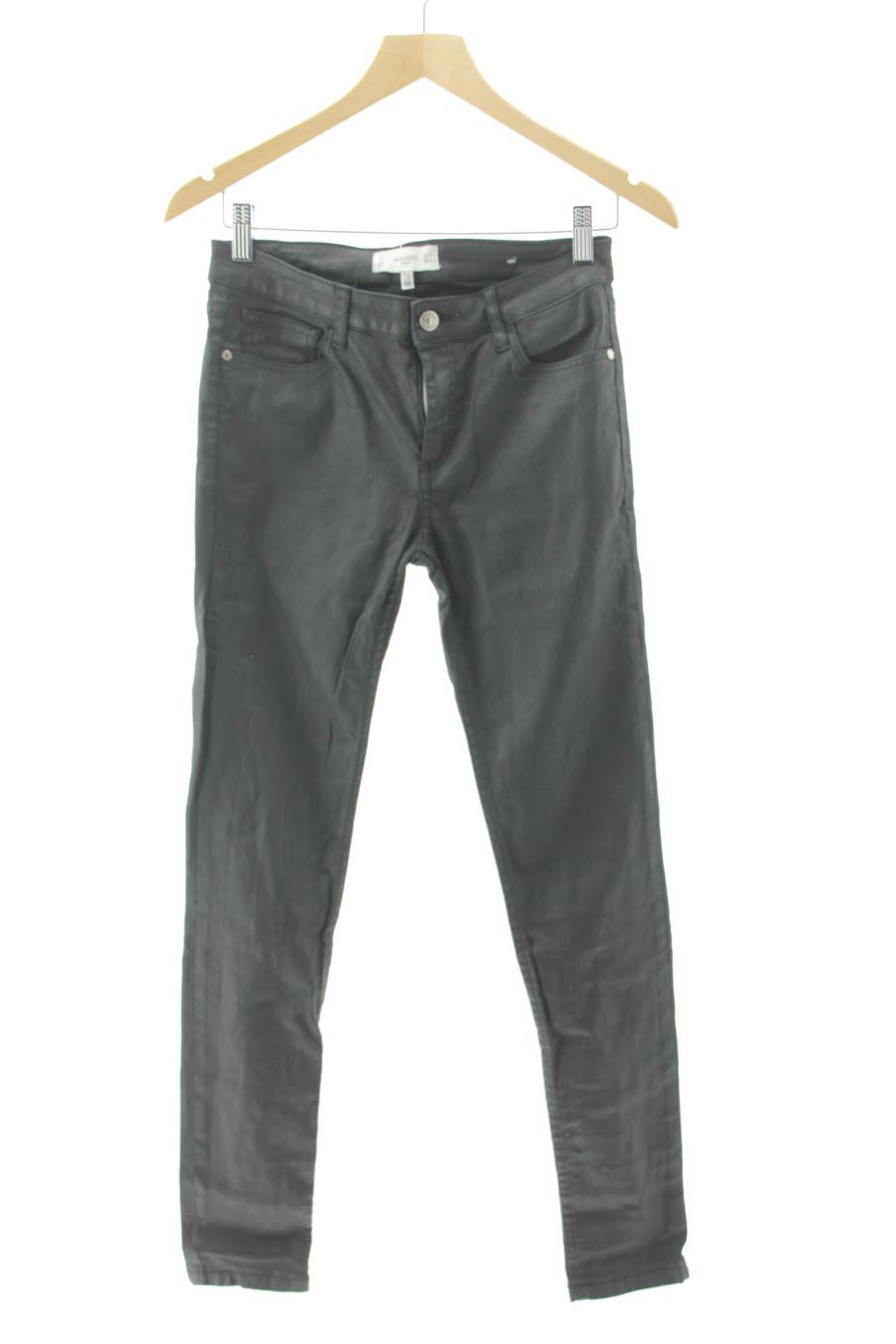 Pantalon Mango de la taille 36, de couleur noir de synthétique