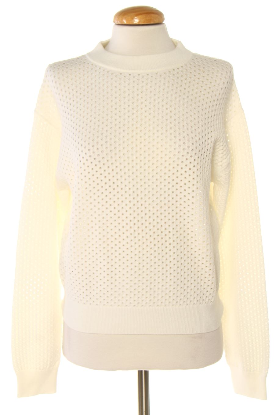 Pull Mango de la taille XS, de couleur blanc