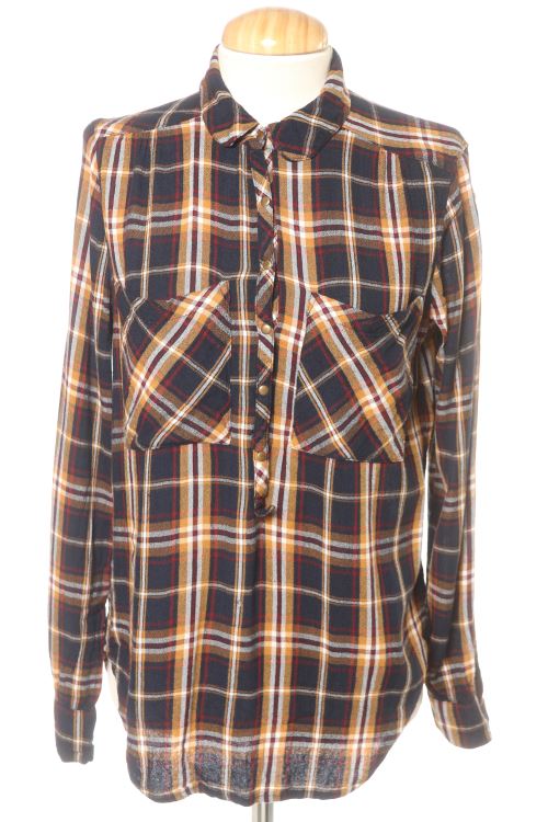 Blusa a maniche lunghe