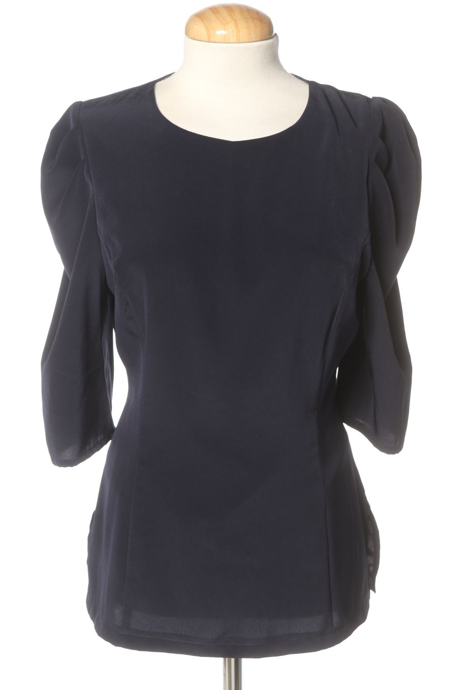 Langärmelige Bluse von Dolores Promesas Größe 38, Farbe Marineblau, für