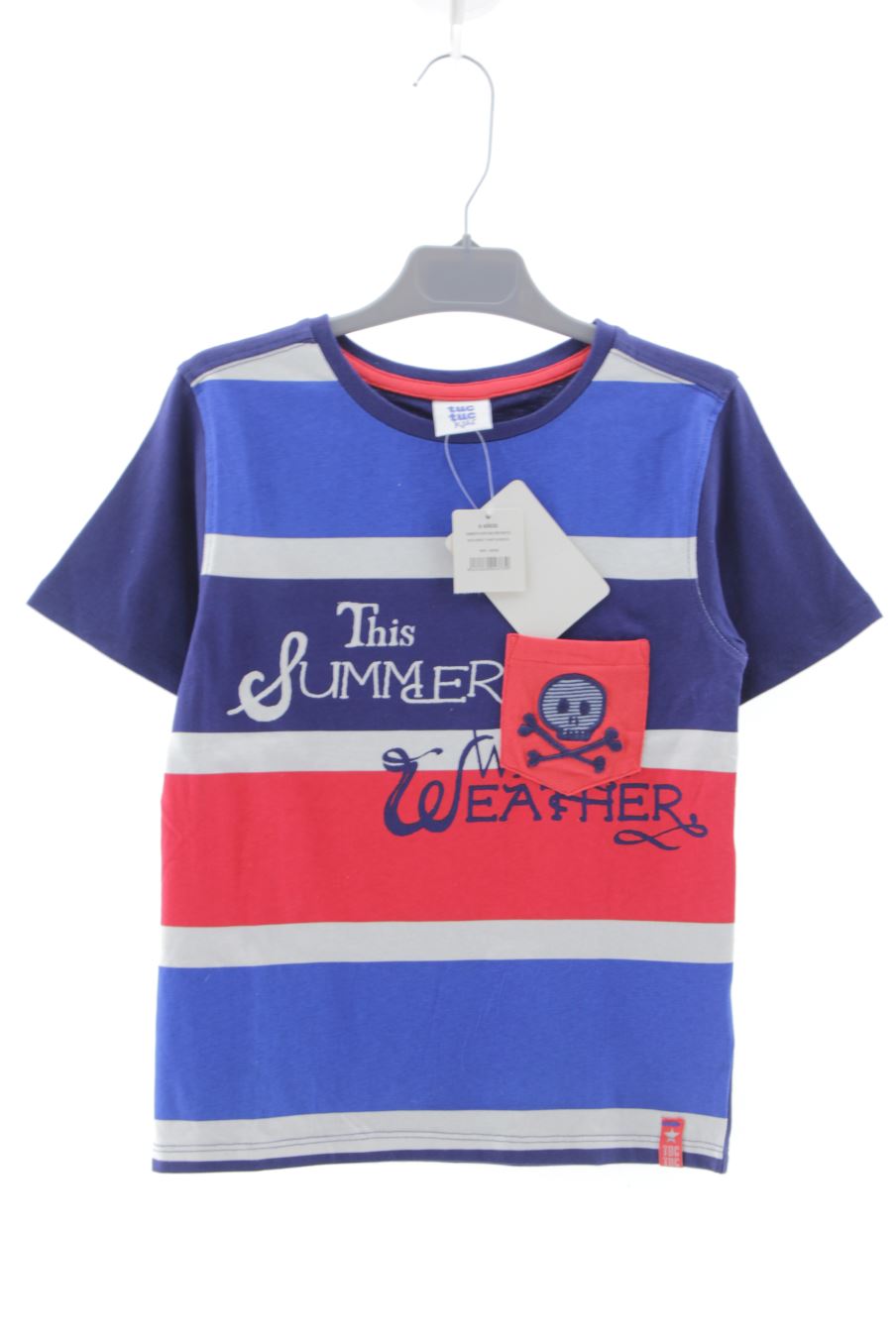 T-shirt Tuc Tuc de la taille 6 ans avec une étiquette