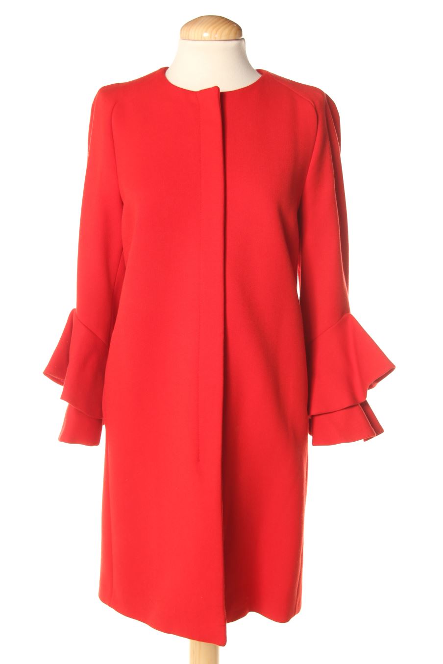Abrigos de Zara de la talla S, de color rojo