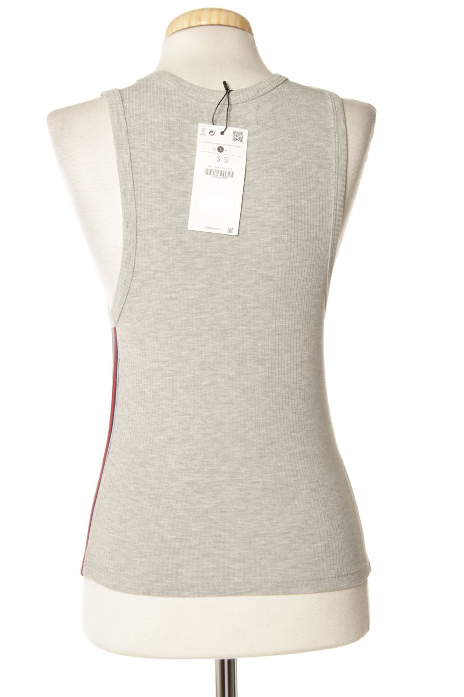 Débardeur Bershka de la taille S, de couleur gris