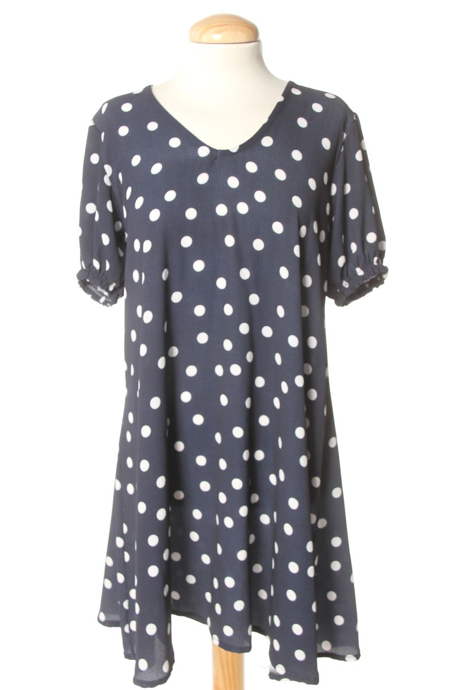 Einfaches Kleid von Valentina Größe M, Farbe Marineblau, für