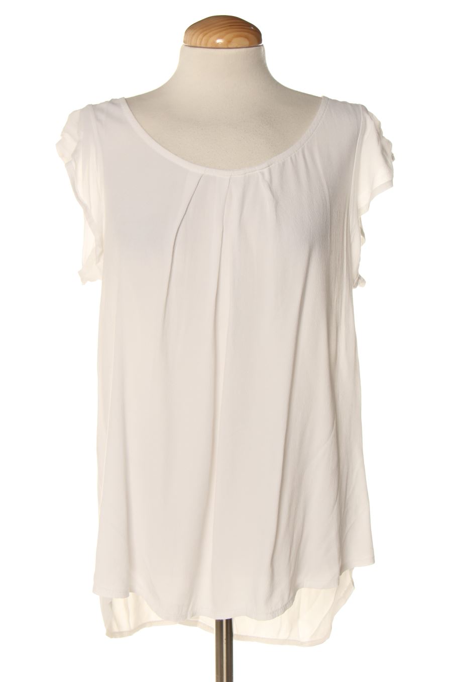 Blusa de manga corta de New collection de la talla M, de color blanco