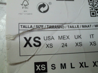 Pantalón de Zara de la talla XS, de color gris