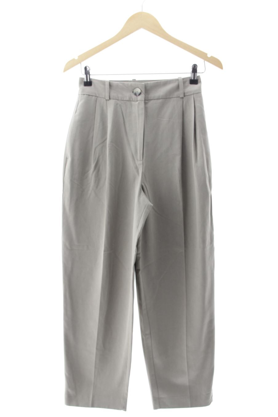 Pantalón de Zara de la talla XS, de color gris