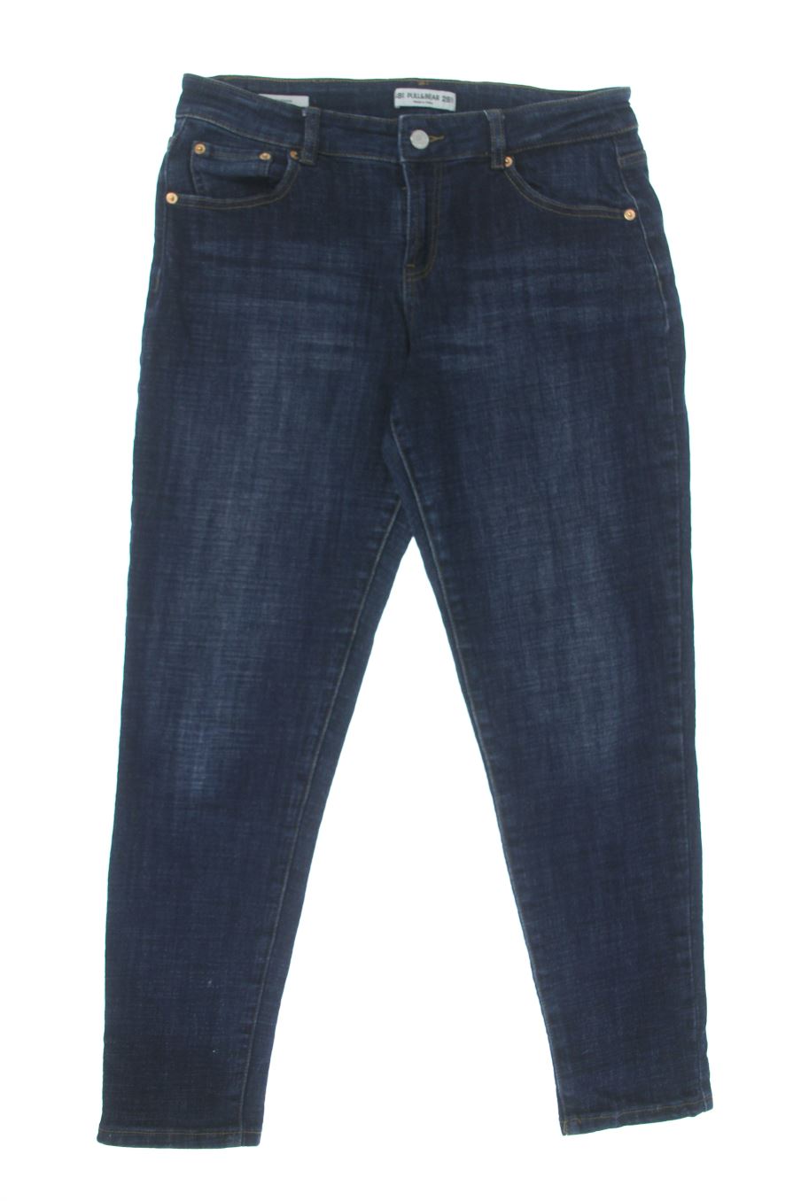 Vaquero de Pull & Bear de la talla 38, de color azul de ropa vaquera