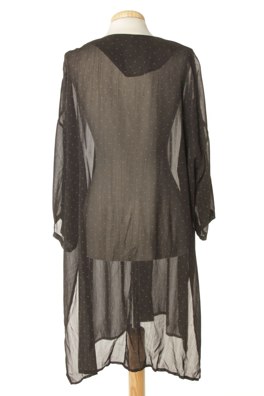 Kimonos de Hopsack de la talla L, de color negro