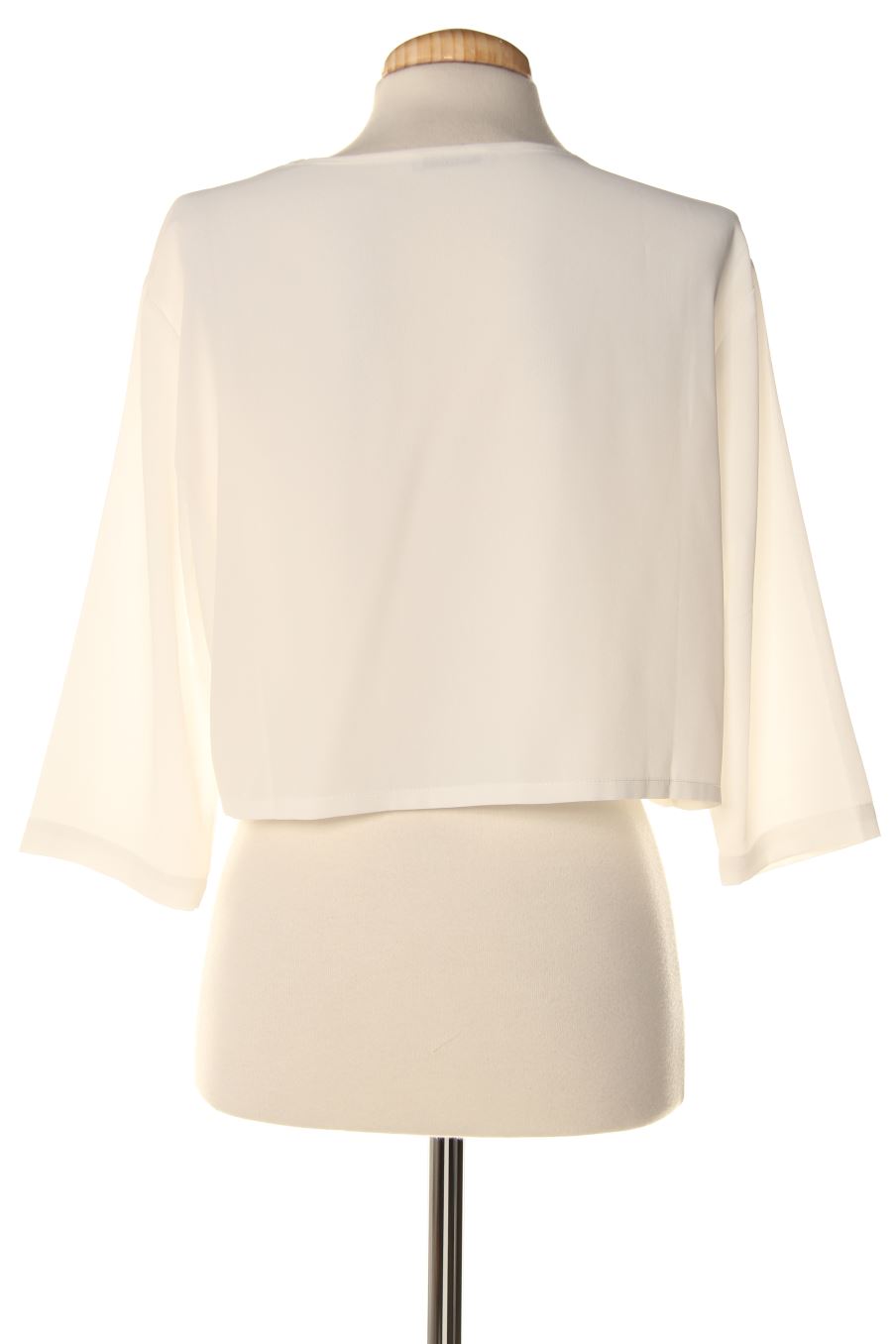 Blusa de manga larga de DIVNI Sao Paulo de la talla 40, de color blanco