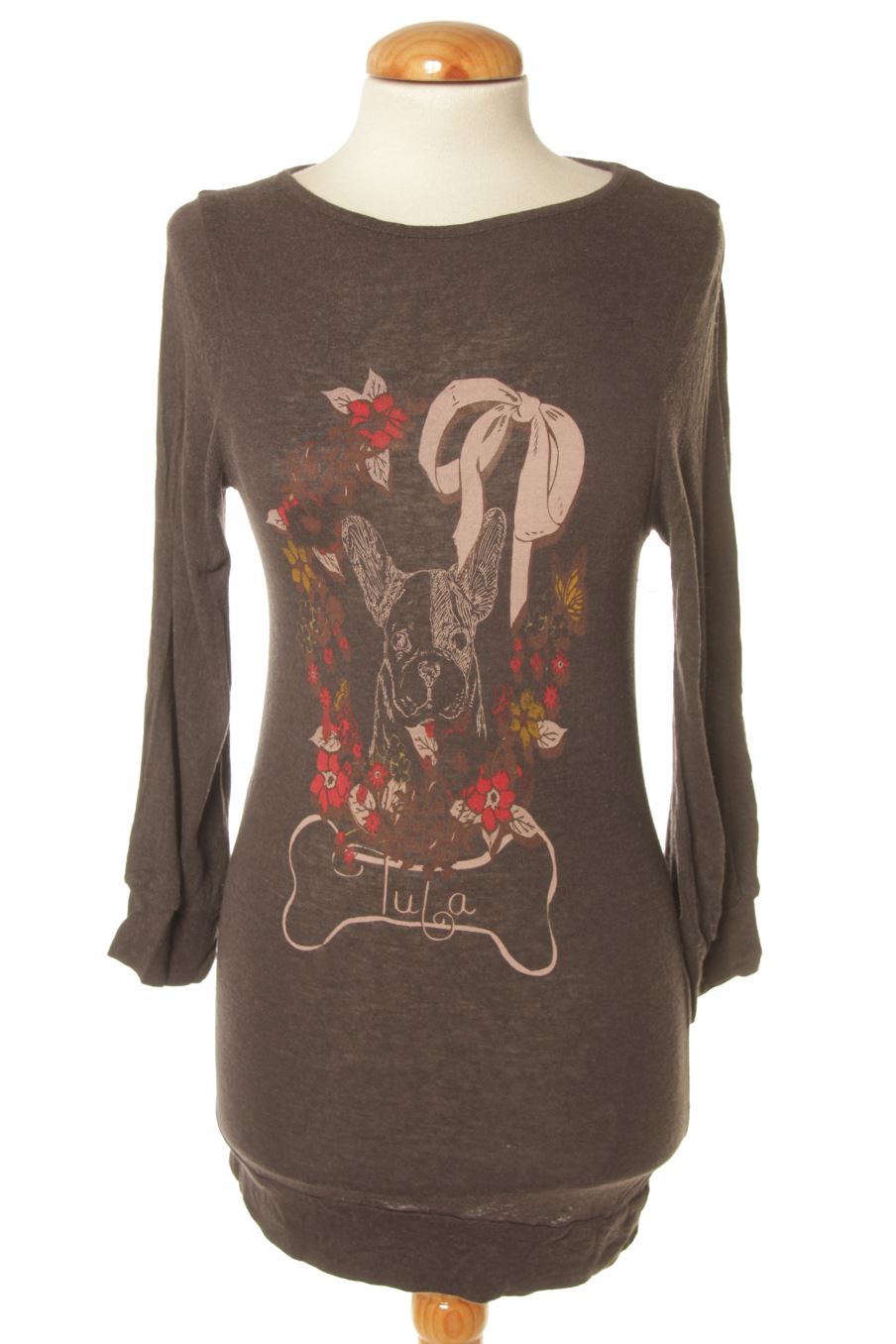T-shirt à manches longues Dolores Promesas de la taille S, de couleur gris