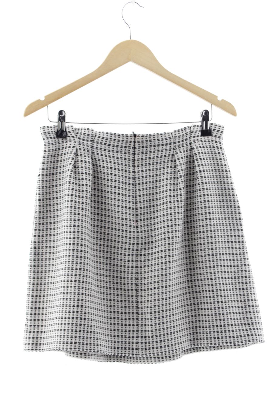 Aufwändiger Rock von Massimo Dutti Größe 42, Farbe Beige, für