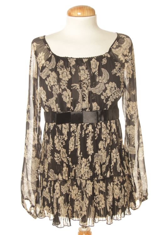 Blusa a maniche lunghe