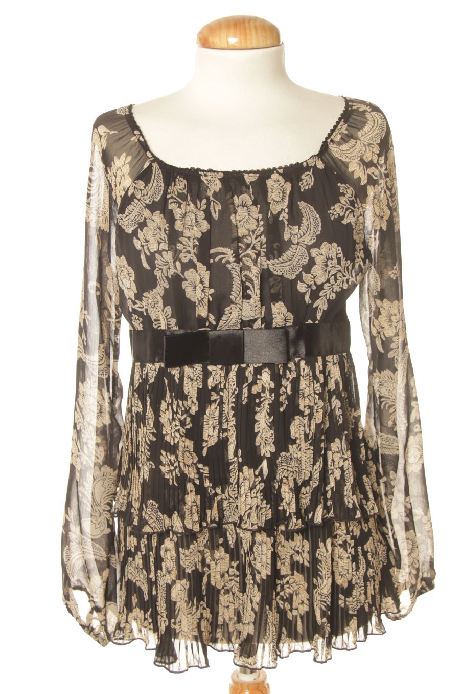 Blusa a maniche lunghe de S&C de la talla S, de color nero