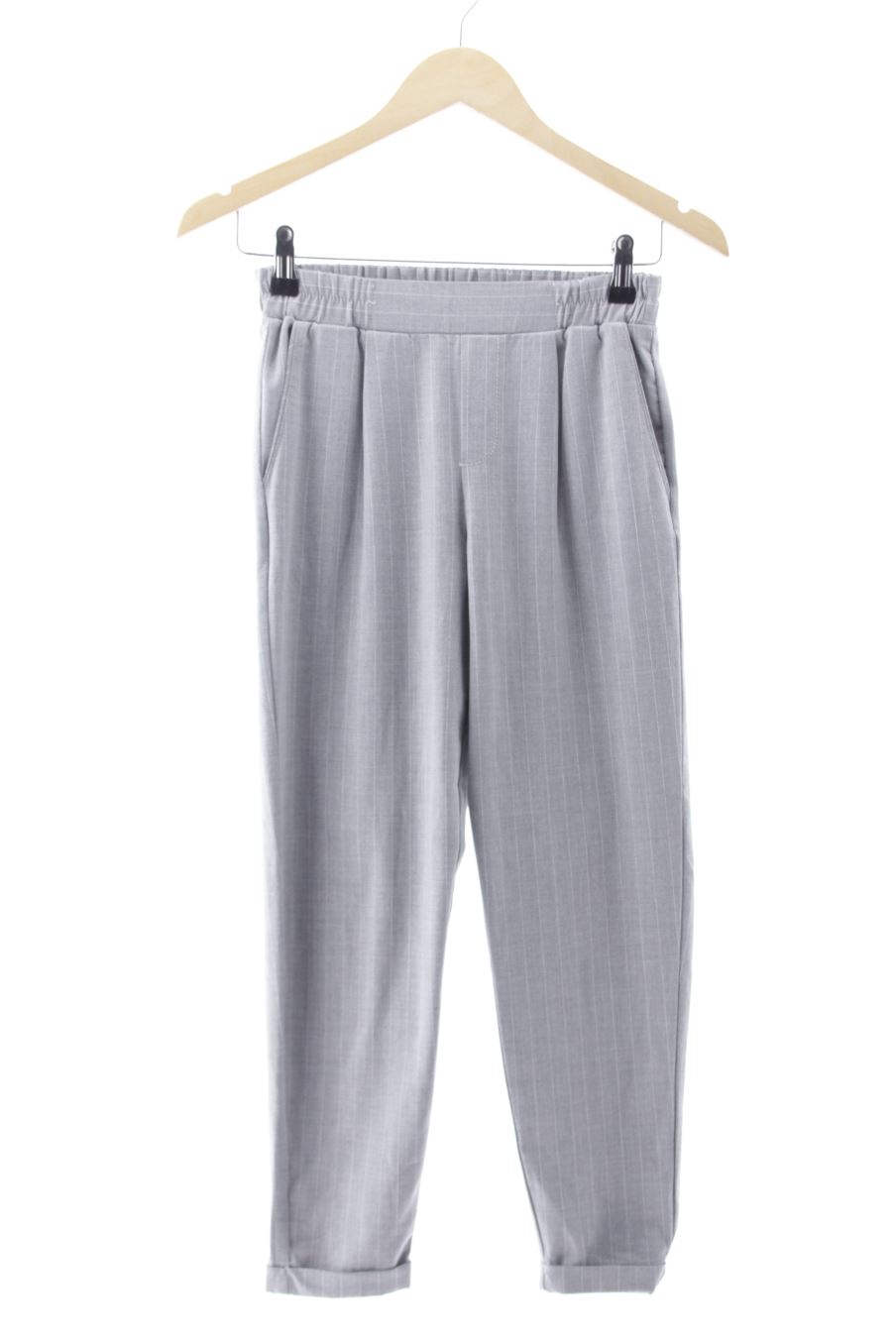 Pantalon Bershka de la taille XS, de couleur gris