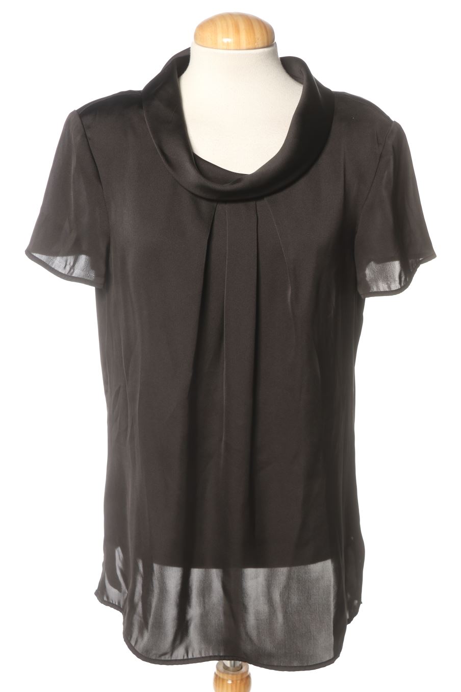 Blusa de manga corta de Antea de la talla 44, de color negro