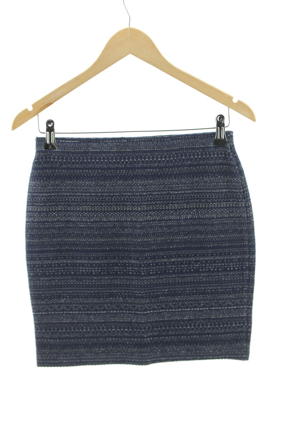 Jupe Camaieu de la taille 34, de couleur bleu marine