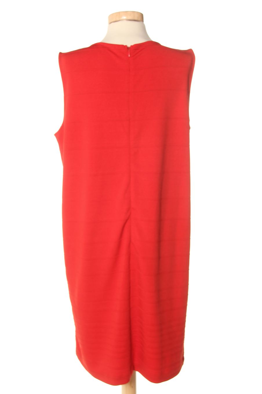 Robe casual Naf Naf de la taille L, de couleur rouge
