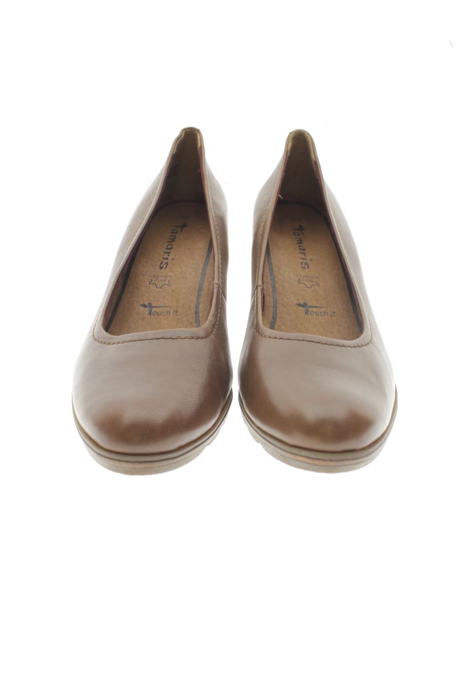 Zapatos de tacon de Tamaris de la talla 39, de color marrón de
