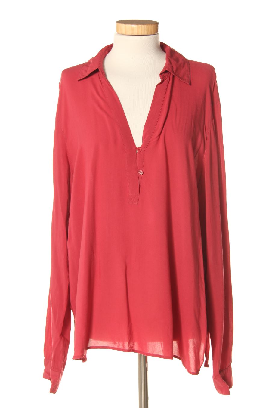 Blouse à manches longues Monoprix de la taille 44, de couleur rose