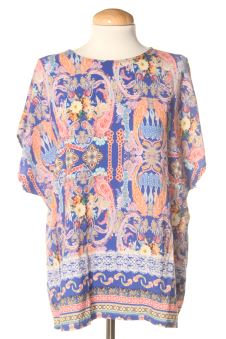 Kurzärmelige Bluse L Made in italy, Foto 1 von 2