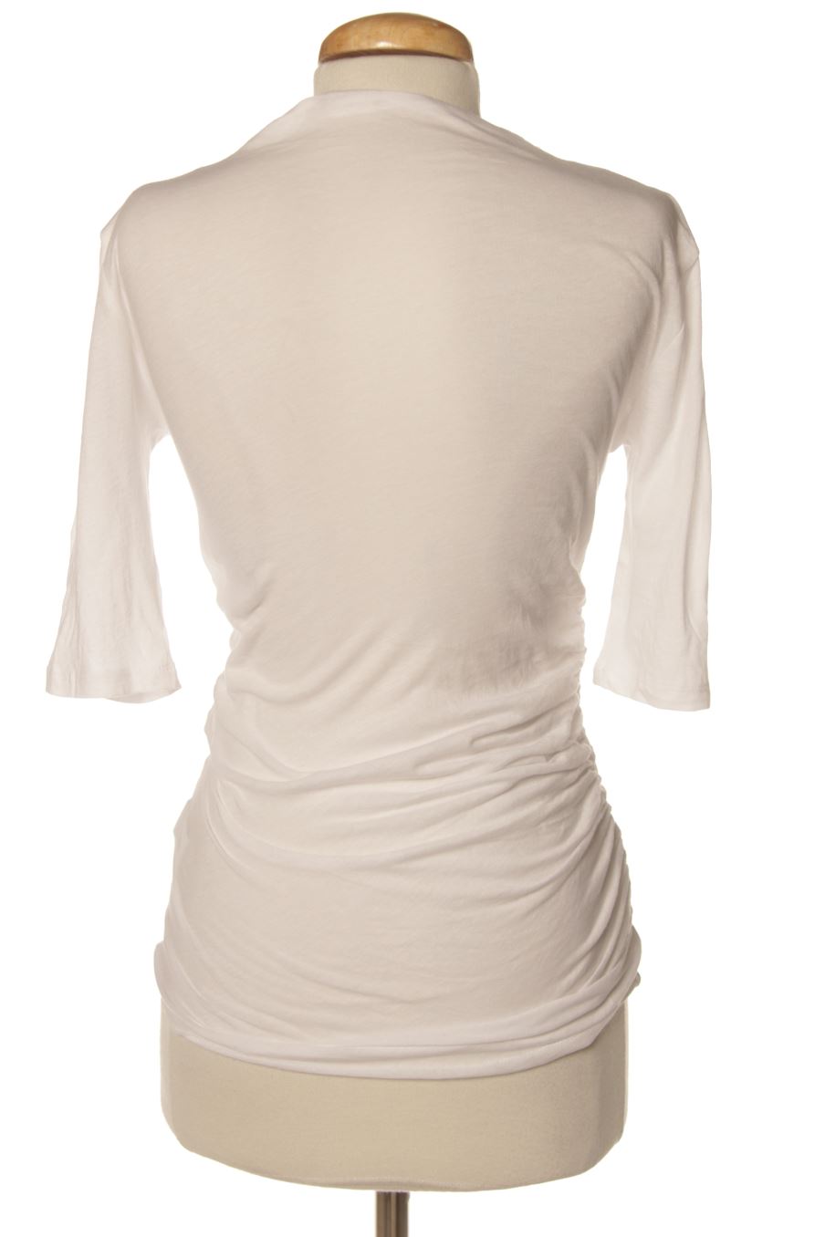 Camiseta de Zara de la talla S, de color blanco