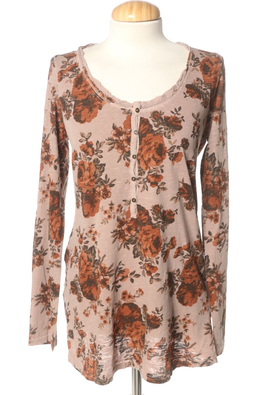 Camiseta manga larga de Yerse de la talla M, de color flores