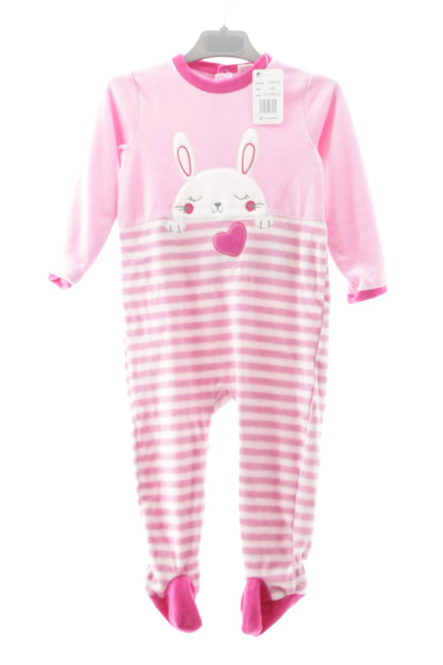 Pijama de Talaman de la talla 2 años de terciopelo con etiqueta