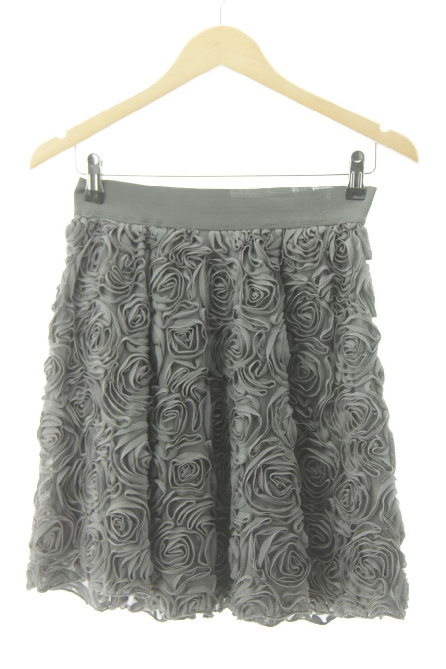 Falda de Promod de la talla S, de color gris