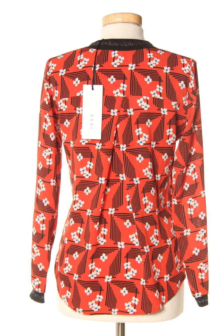 Blouse à manches longues Ikks de la taille S, de couleur fleurs