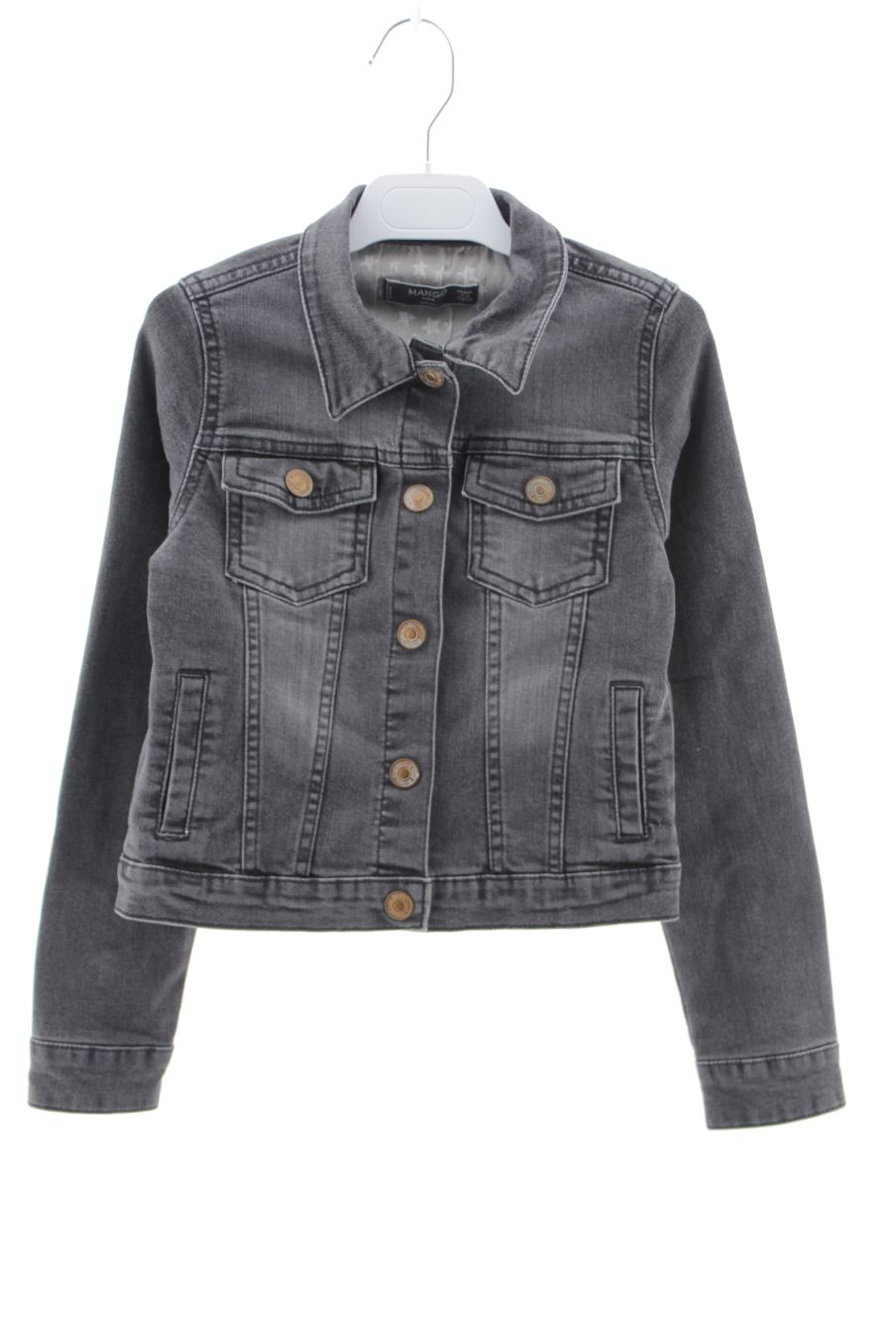 Blouson Mango de la taille 7 ans de denim de seconde main