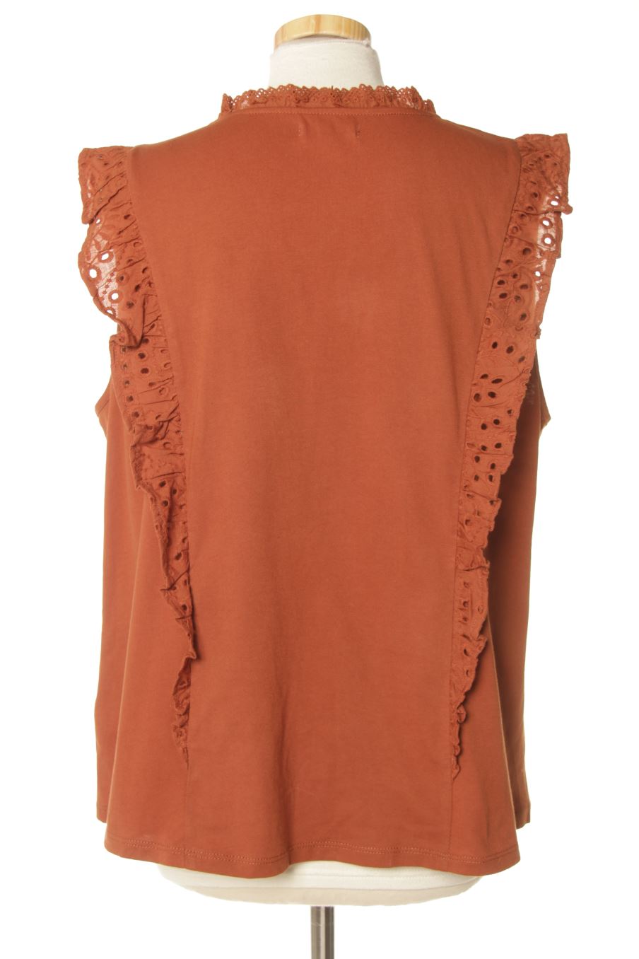 Top Yerse de la taille XXL, de couleur marron