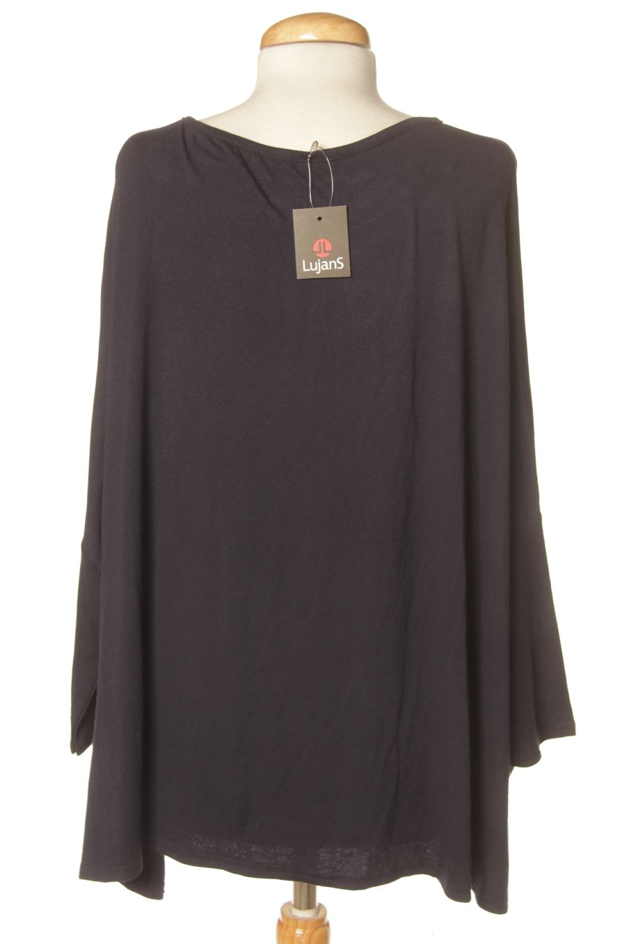 Camiseta manga larga de Lujans de la talla XXL, de color azul marino