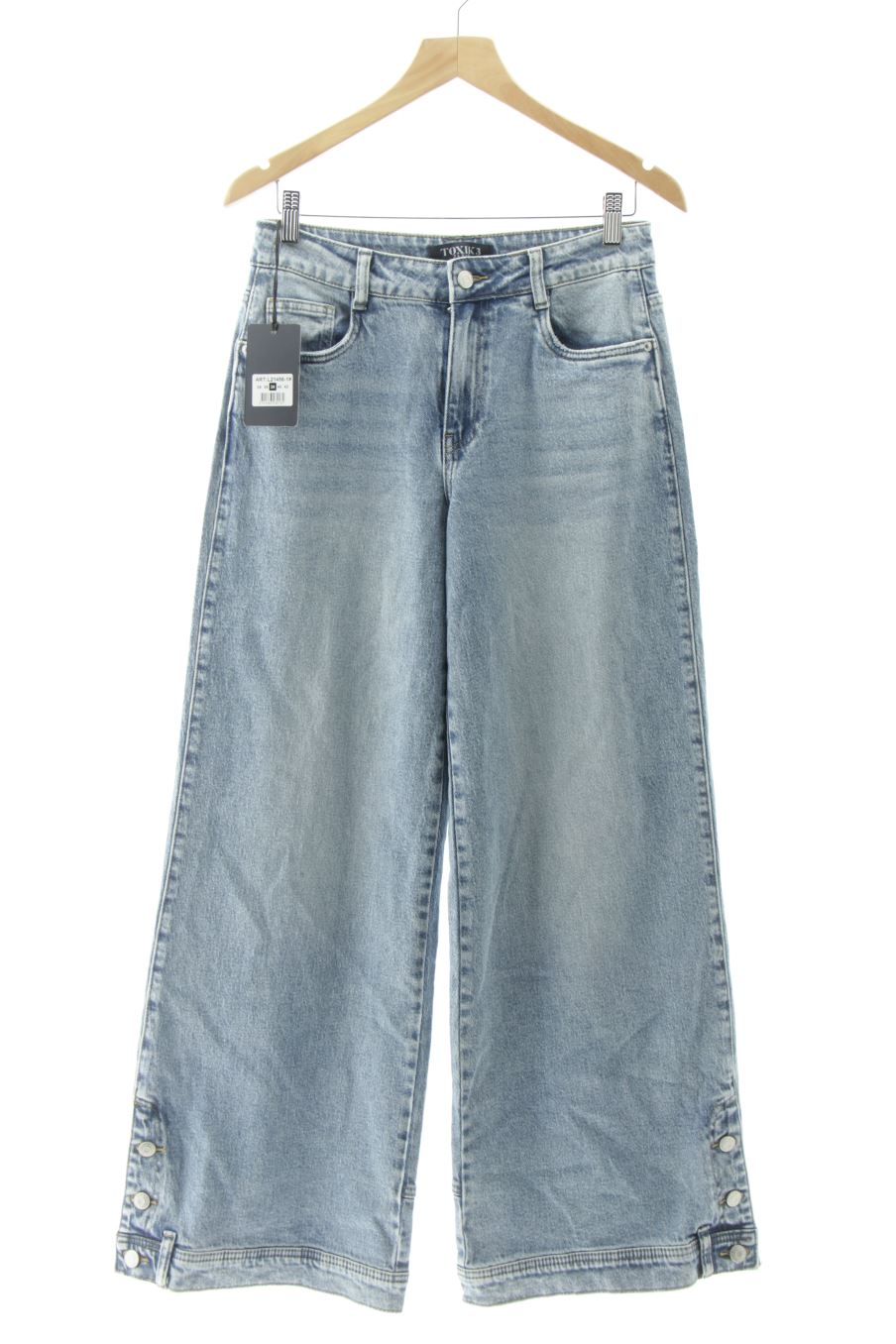 Vaquero de Toxik 3 de la talla 38, de color azul de ropa vaquera