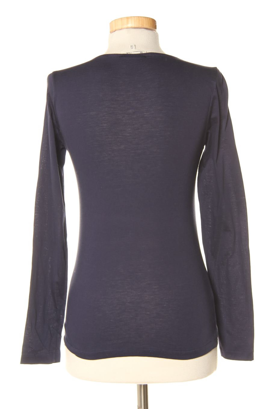 Camiseta de manga larga de Massimo Dutti de la talla XS, de color azul marino