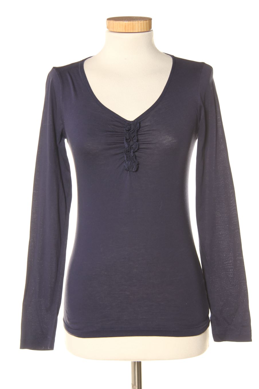 Camiseta de manga larga de Massimo Dutti de la talla XS, de color azul marino