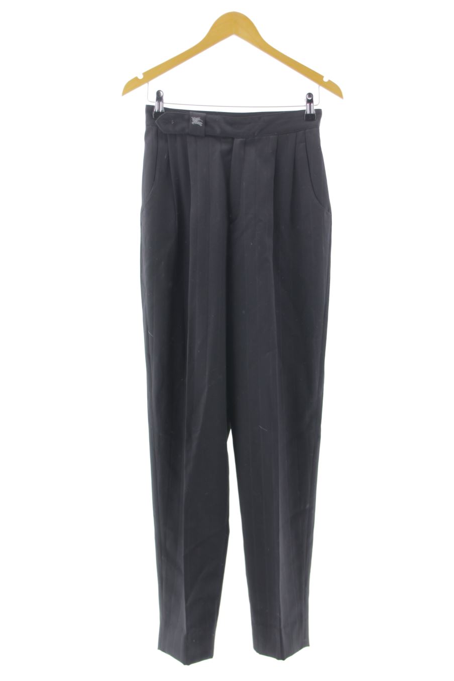 Pantalon Burberry de la taille 42, de couleur noir