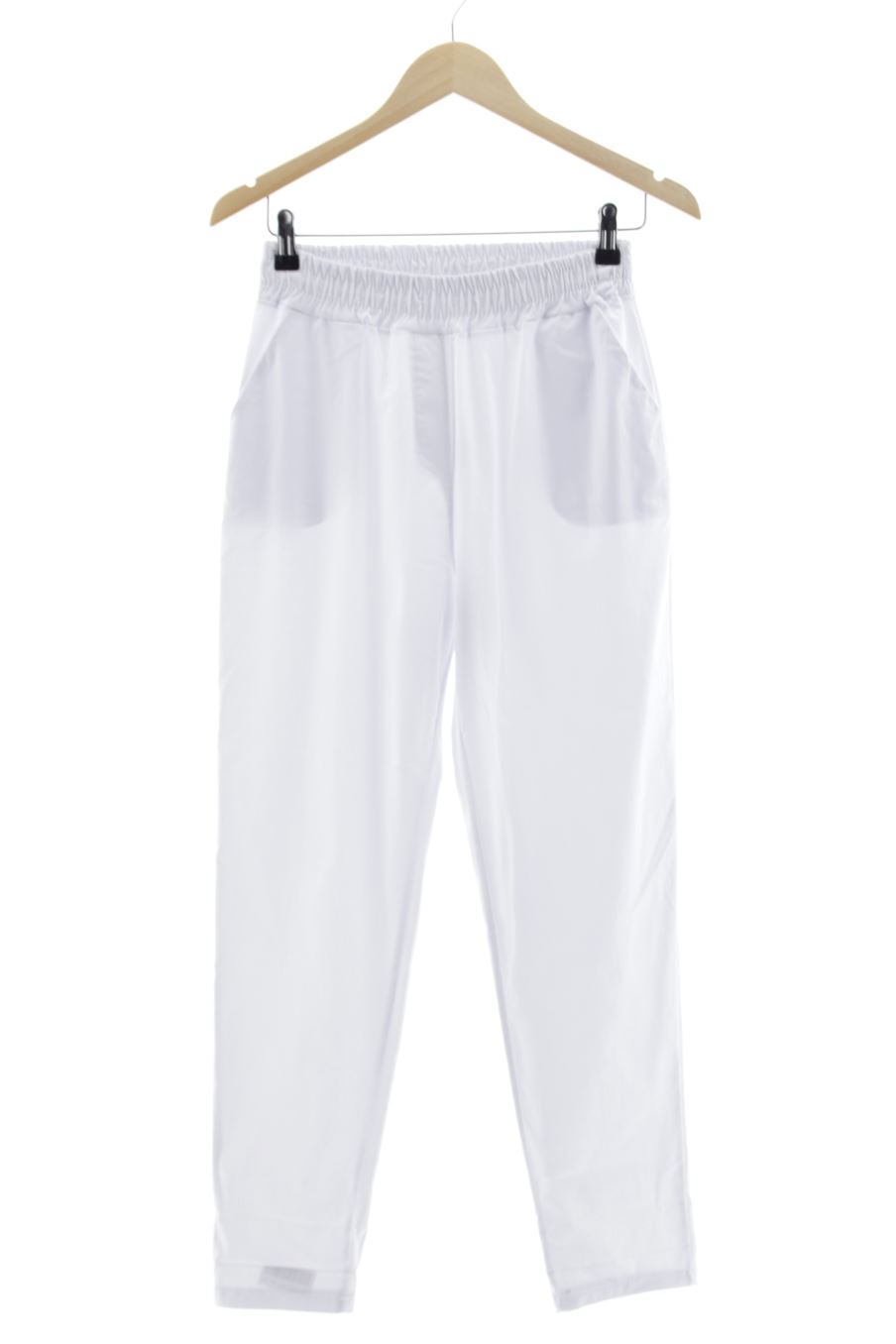 Pantaloni casual de Made in italy de la talla XS, de color bianco