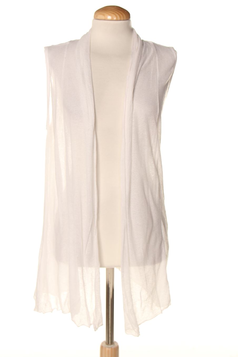 Chaleco de tela de BONOBO de la talla M, de color blanco