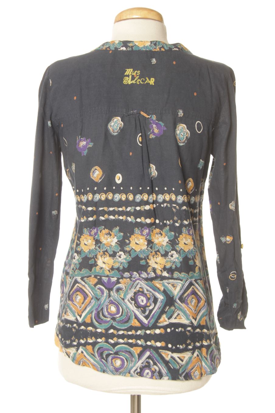 Blouse à manches longues Miss Sidecar de la taille S, de couleur imprimés
