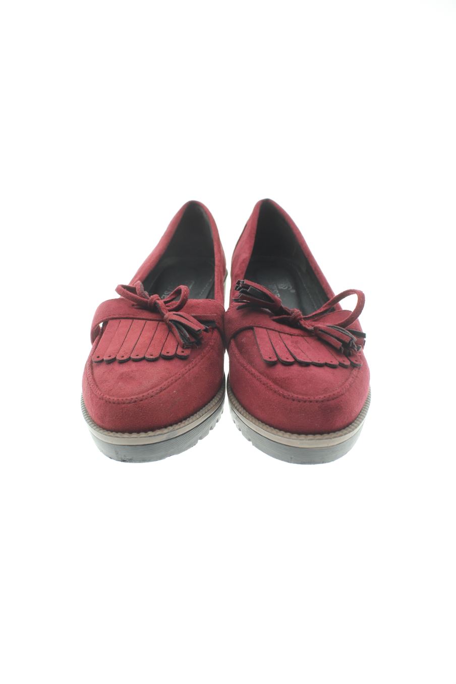 Zapatos planos de Clowse de la talla 37, de color burdeos de