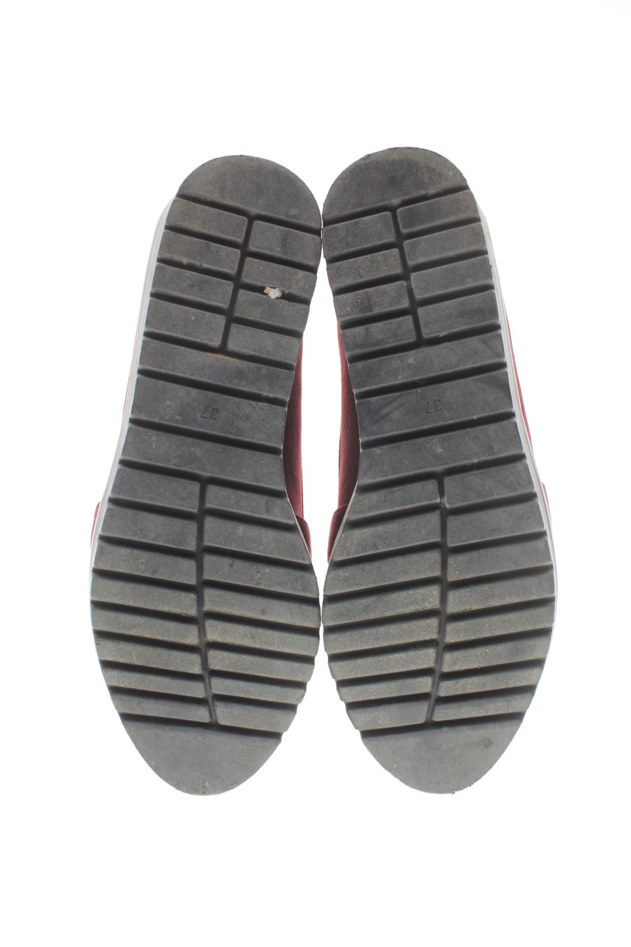 Zapatos planos de Clowse de la talla 37, de color burdeos de