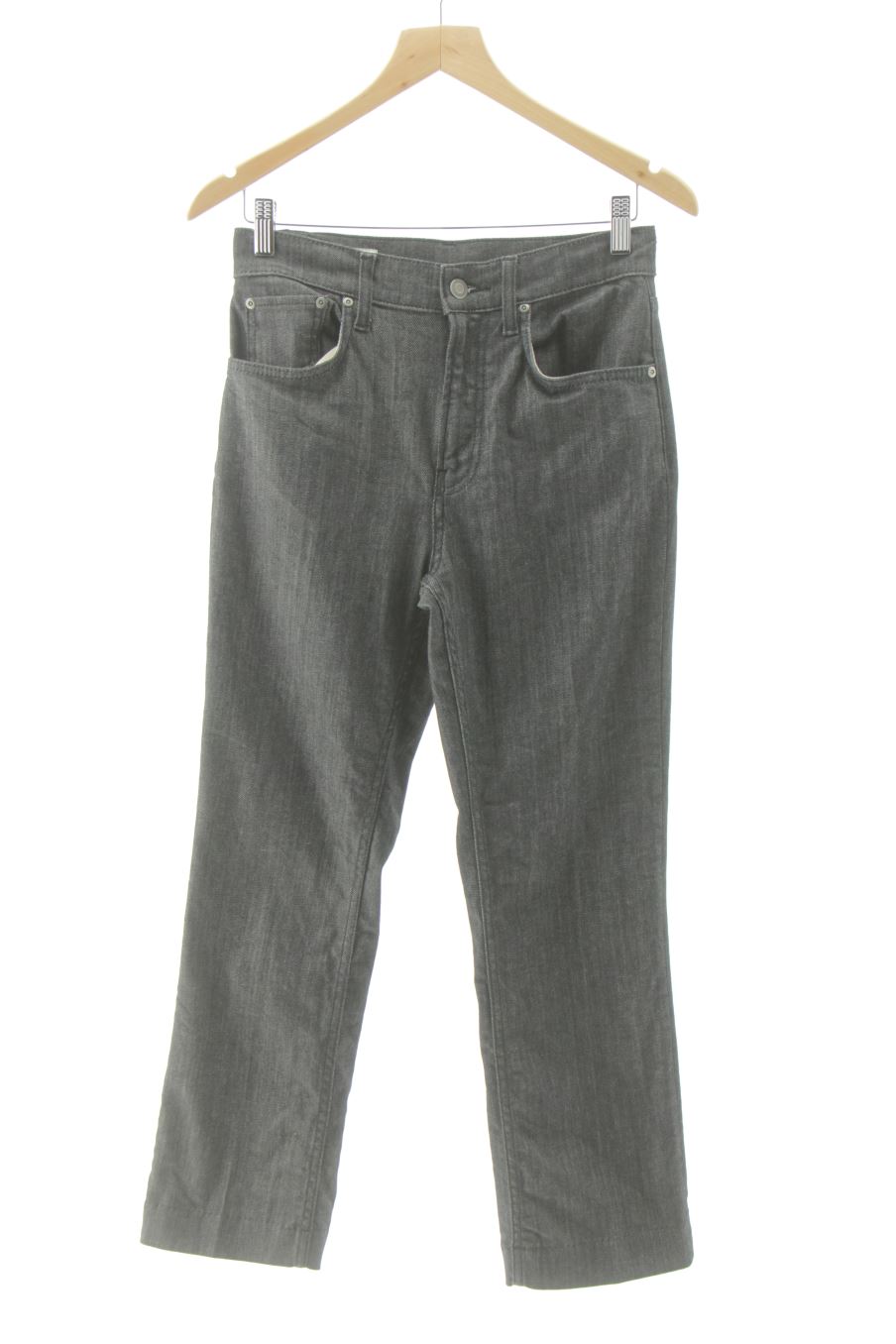 Jeans Zara de la taille 36, de couleur gris de denim