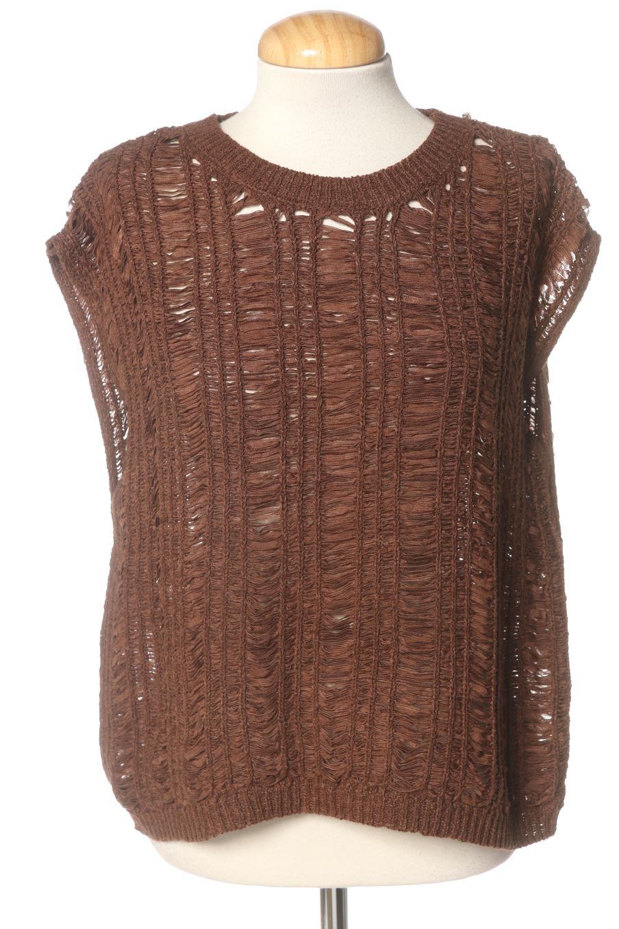 Pullunder von Zara Größe XL, Farbe Braun, für